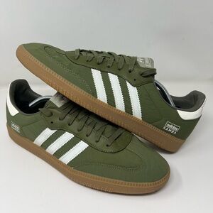 Adidas Samba OG Reflective Nylon Pack Mens Size 13 Focus Olive Green Great